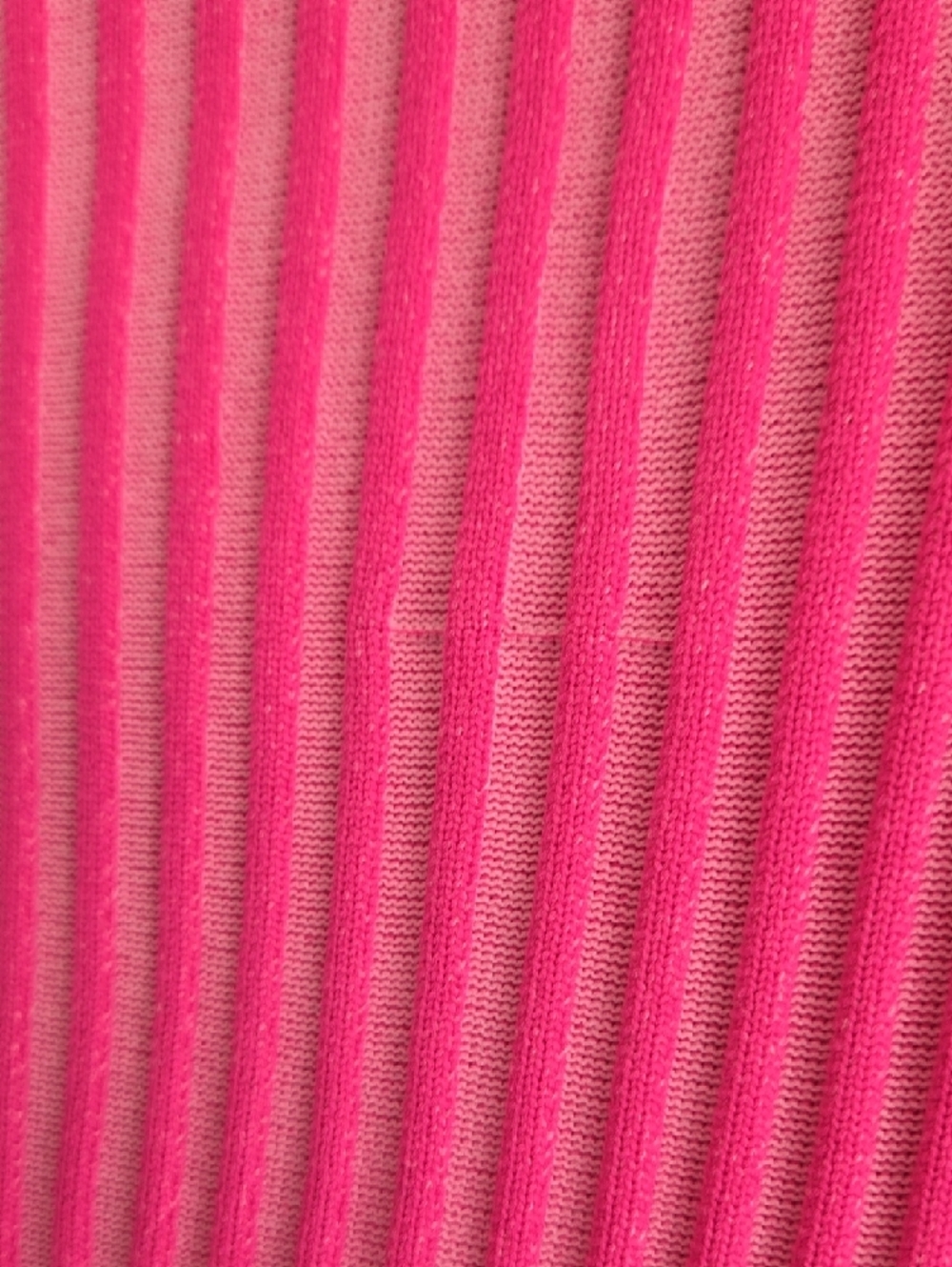 PrettyLittleThing Pink Striped Ribbed Top - Picture 11 of 16